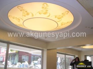 Dekoratif - Desen - Transparan - Gergi Tavan / Alya Otel / Burdur